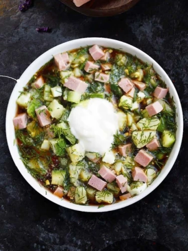 Окрошка мясная