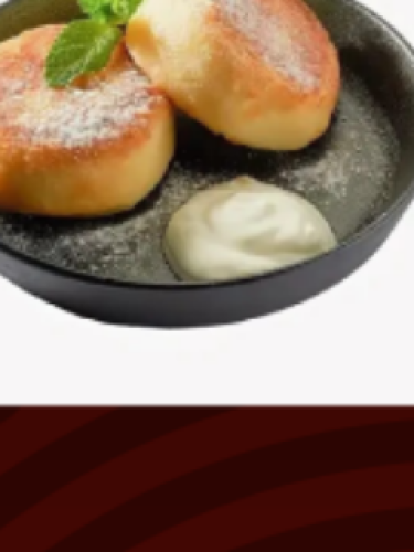 Сырники со сметаной
