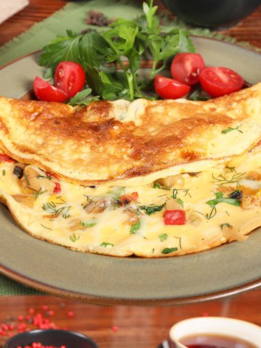 Омлет с овощами