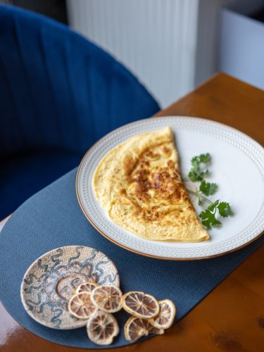 Омлет с грибами