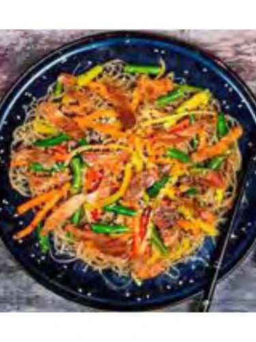 Фунчоза с мясом